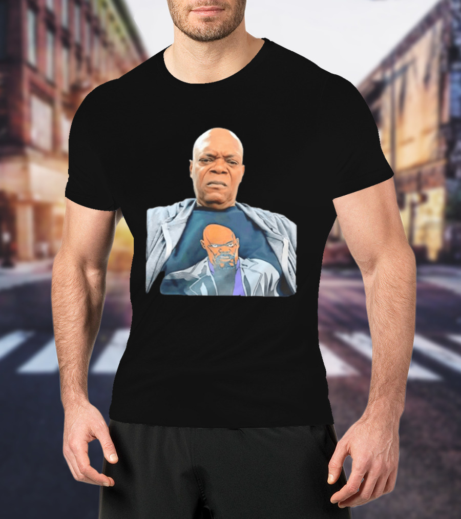 Samuel L Jackson Nick Fury Marvel Cinematic Universe Marvel Studios T-Shirt