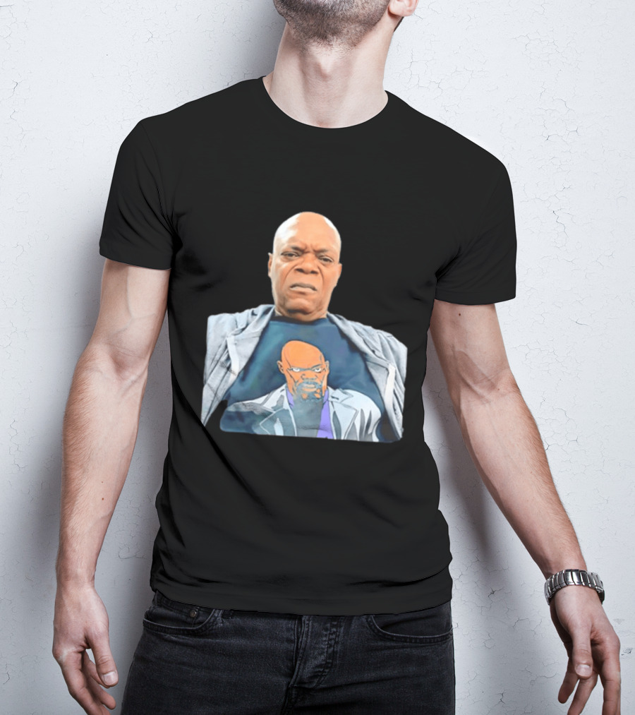 Samuel L Jackson Nick Fury Marvel Cinematic Universe Marvel Studios T-Shirt