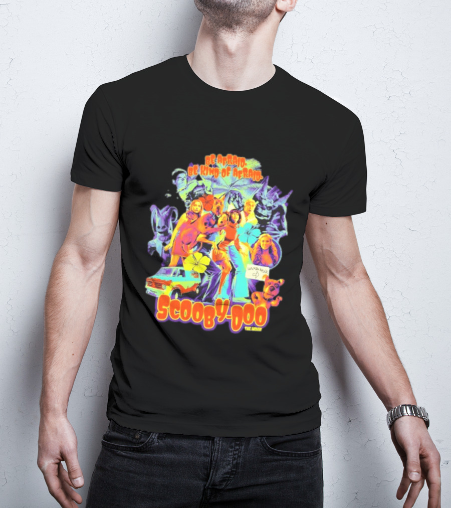 Scooby Doo Mystery Inc Be Afraid Be Kind Of Afraid Hamburger Van T-Shirt