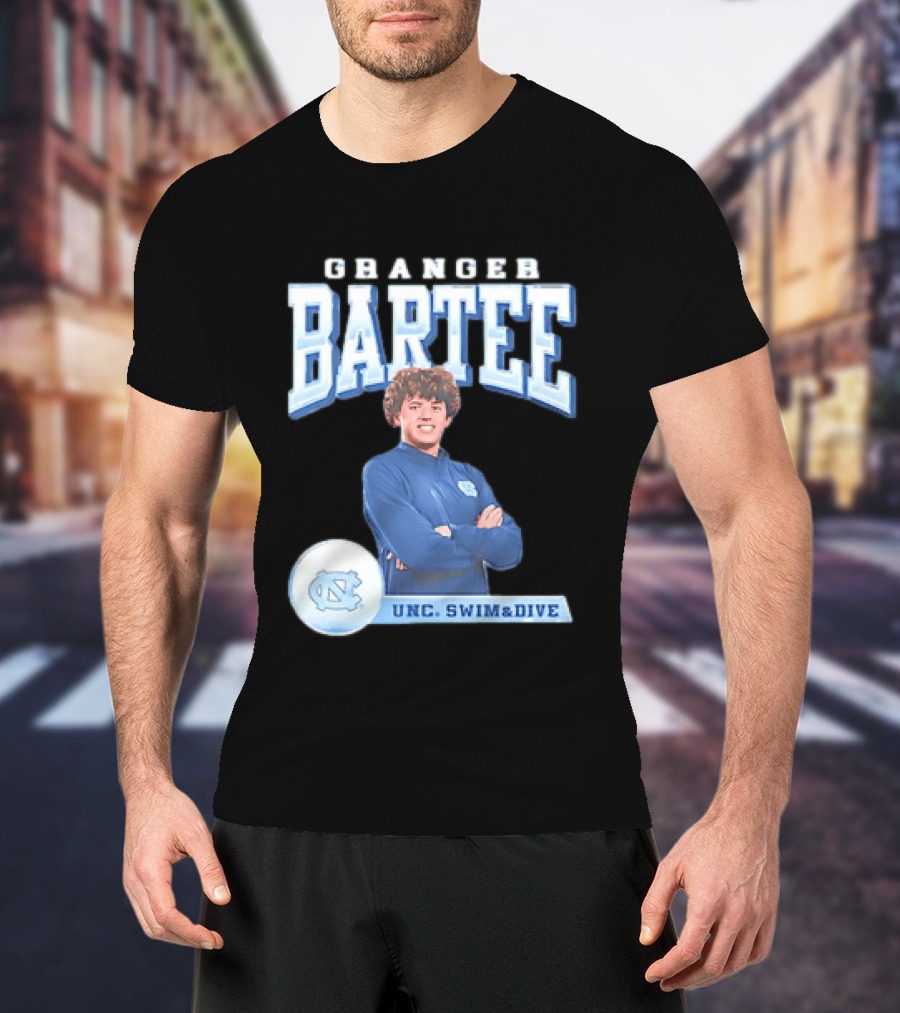 Granger Bartee UNC Swim & Dive North Carolina Tar Heels T-Shirt