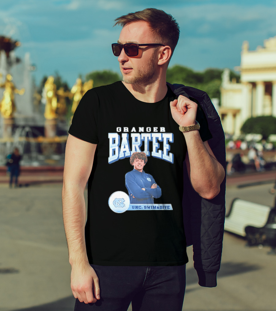 Granger Bartee UNC Swim & Dive North Carolina Tar Heels T-Shirt