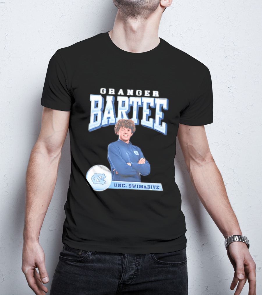Granger Bartee UNC Swim & Dive North Carolina Tar Heels T-Shirt