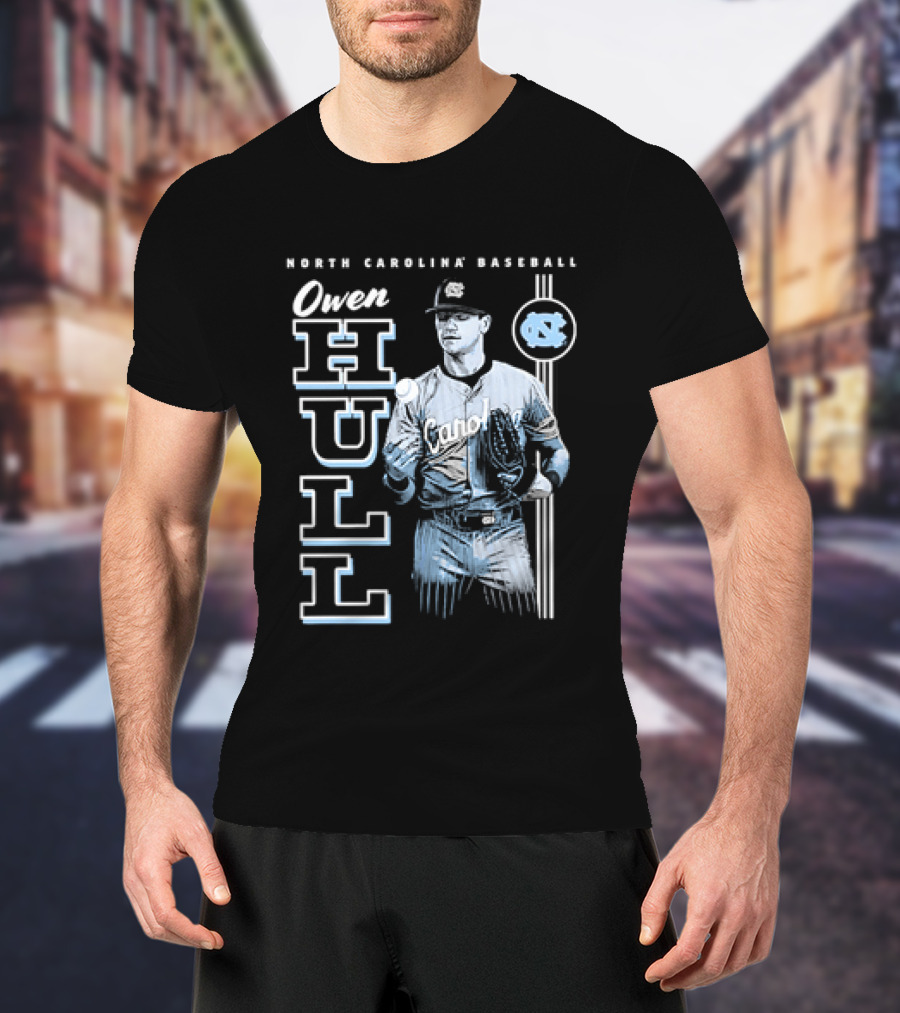 North Carolina Baseball Owen Hull Tar Heels T-Shirt