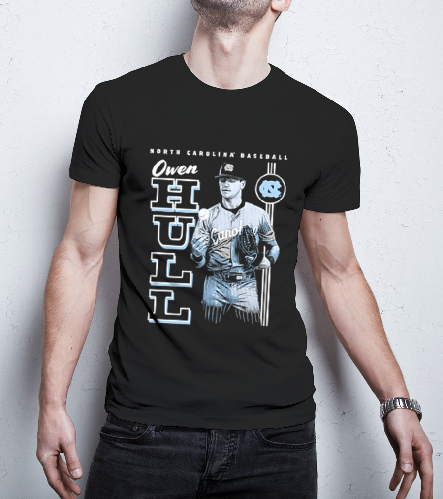 North Carolina Baseball Owen Hull Tar Heels T-Shirt