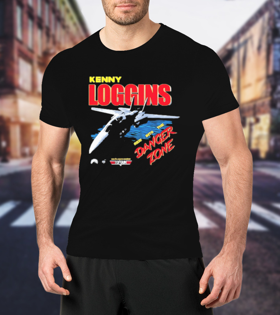 Kenny Loggins Ride Into The Danger Zone Top Gun Original Soundtrack T-Shirt