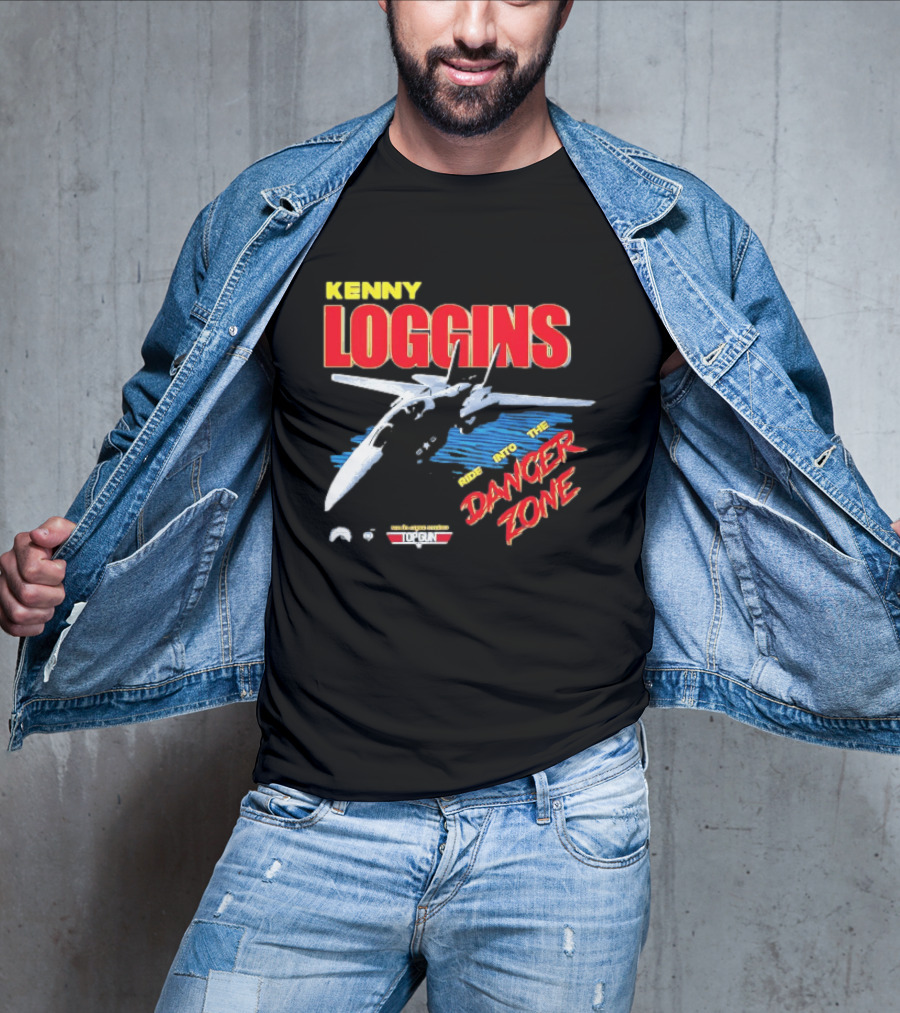 Kenny Loggins Ride Into The Danger Zone Top Gun Original Soundtrack T-Shirt