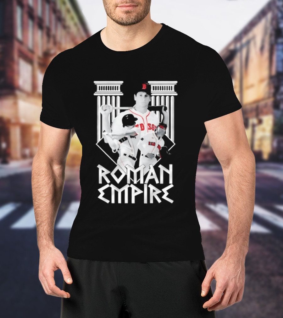 Red Sox Roman Empire Boston Baseball Team Fusion T-Shirt