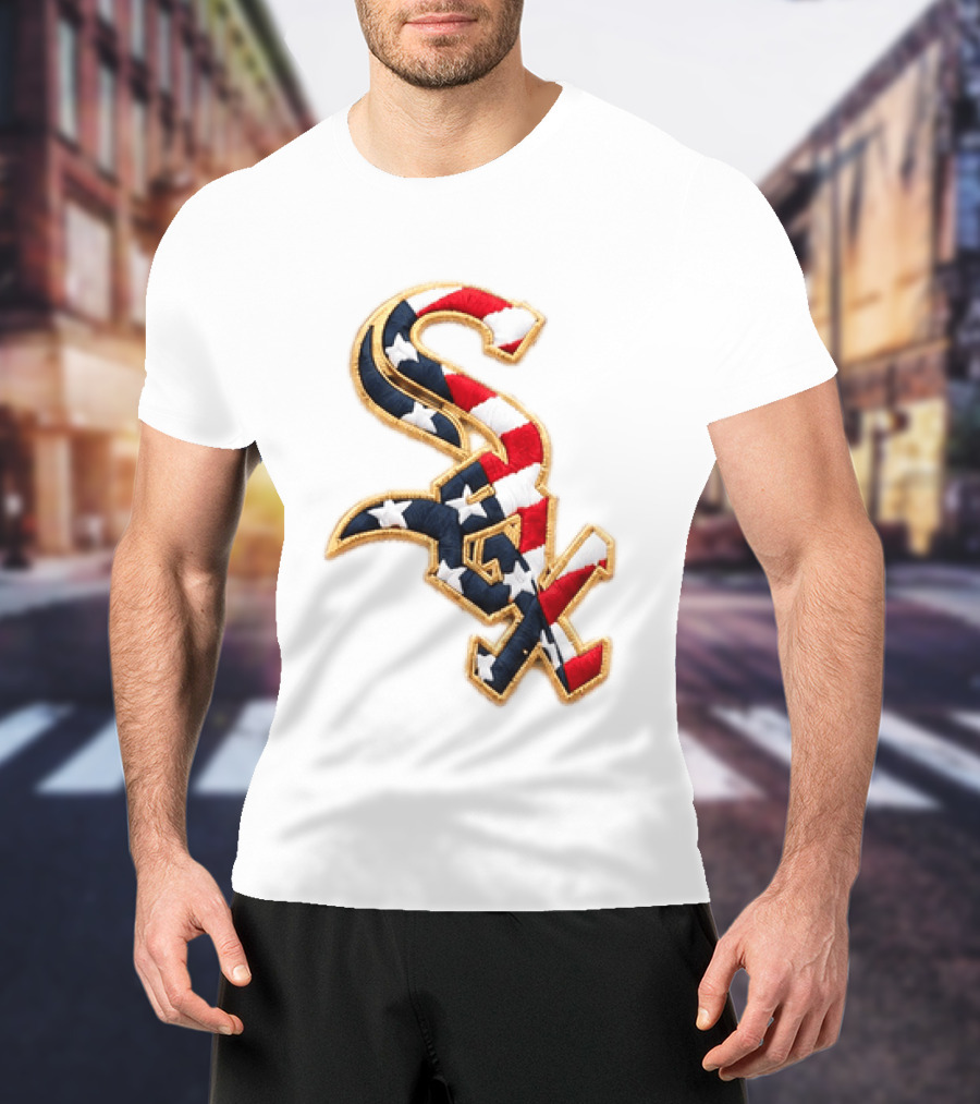 2026 White Sox Patriotic Stars Stripes 4th Of July T-Shirt