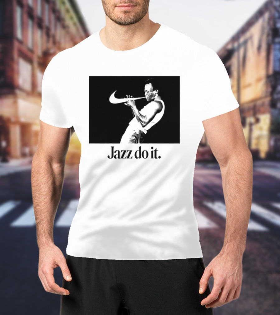 Miles Davis Jazz Do It Iconic Trumpet Player T-Shirt