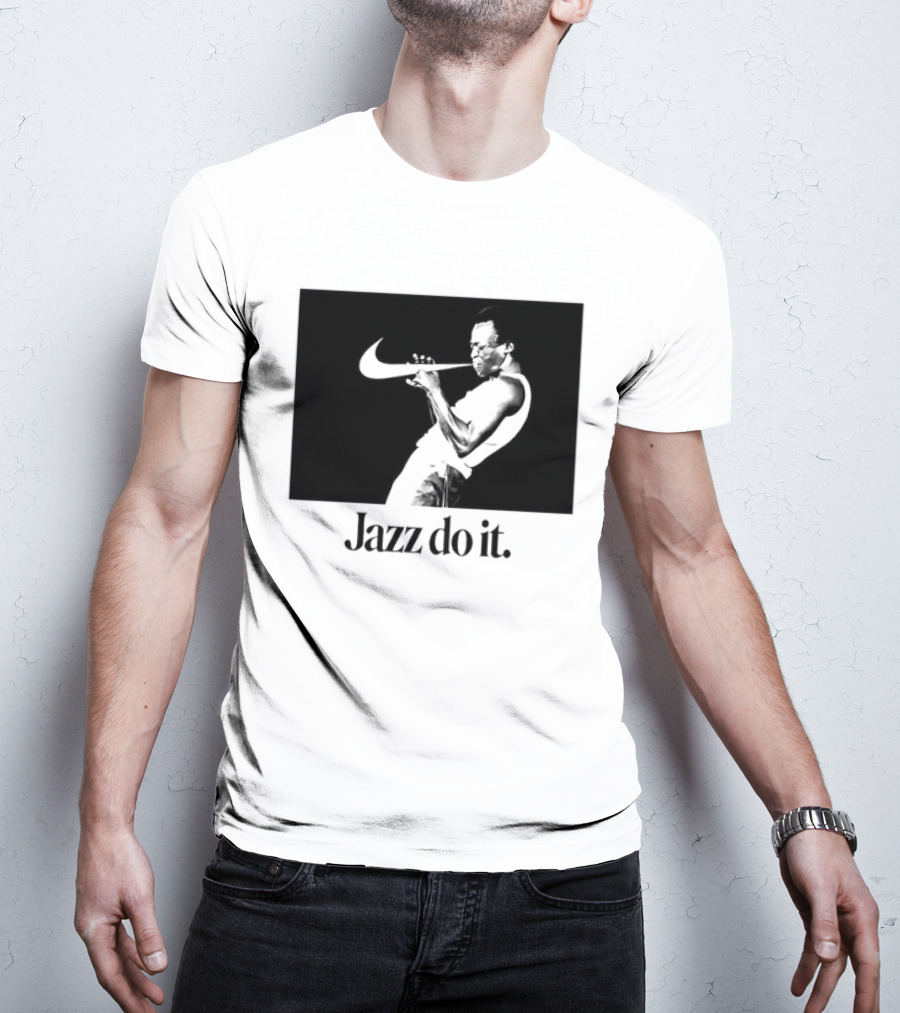 Miles Davis Jazz Do It Iconic Trumpet Player T-Shirt