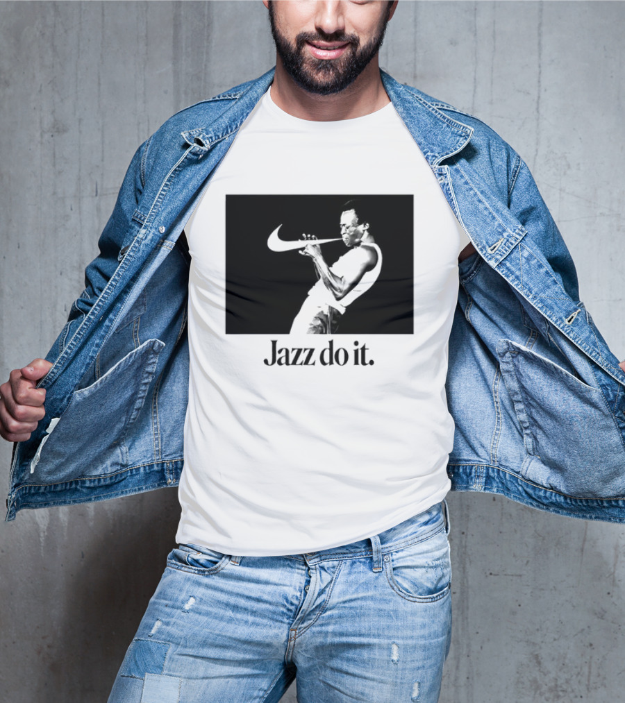 Miles Davis Jazz Do It Iconic Trumpet Player T-Shirt