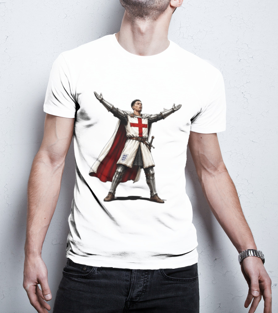 Jude Bellingham England National Football Knight Crusade Iconic Symbolism T-Shirt