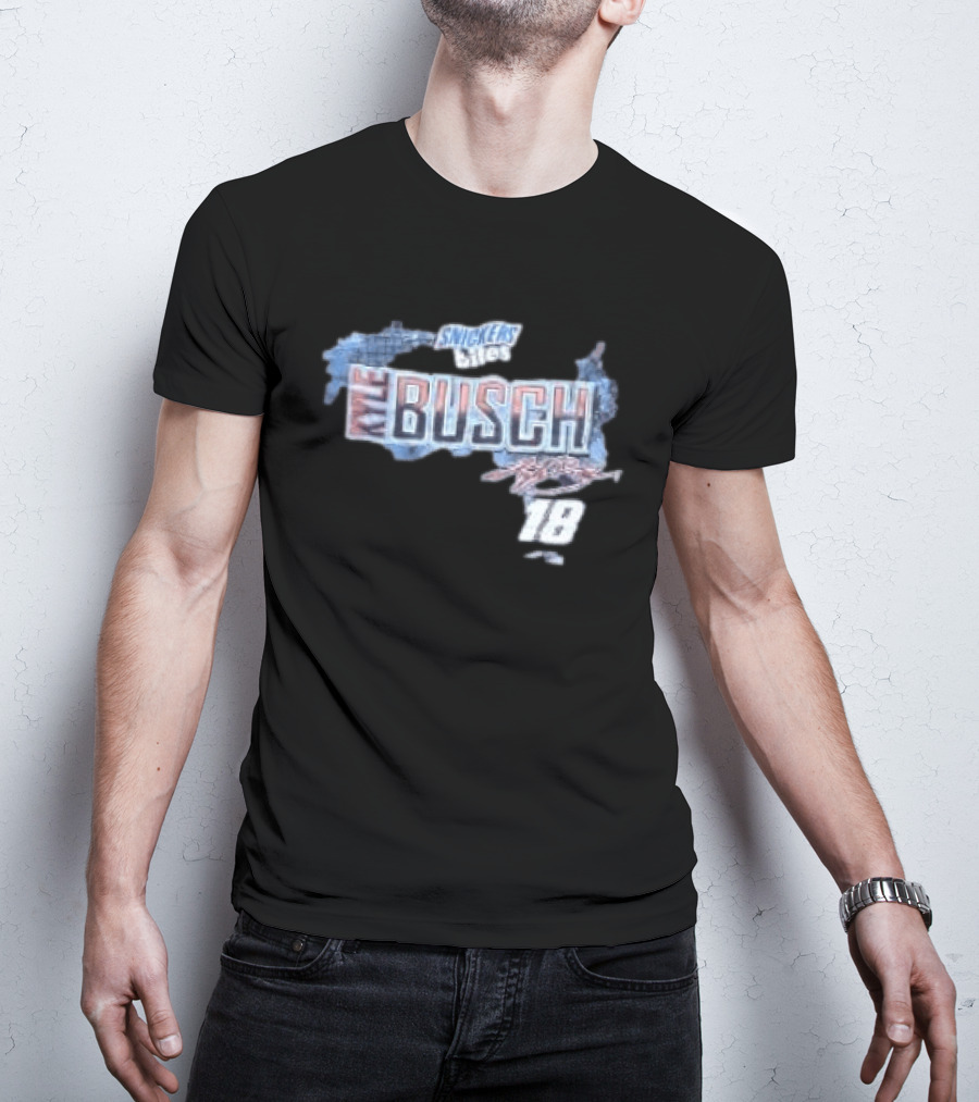 Kyle Busch Snickers Bites Joe Gibbs Racing NASCAR 18 T-Shirt