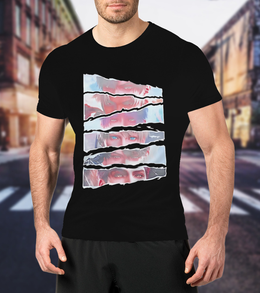 Love And Deepspace Otome Game Character Eyes Collage T-Shirt