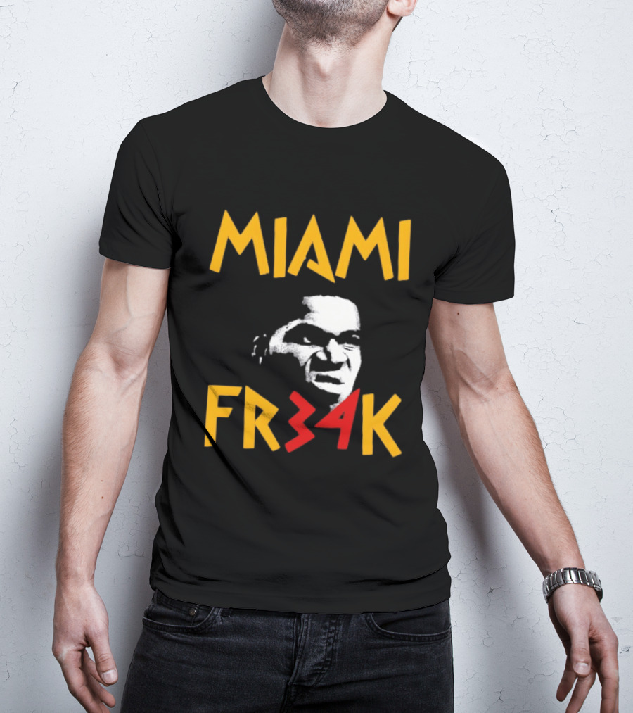 Giannis Antetokounmpo Miami Freak 34 Greek Freak Basketball T-Shirt