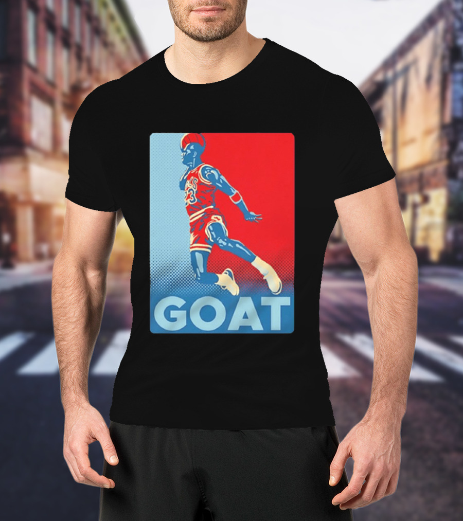 Michael Jordan GOAT Slam Dunk Chicago Bulls 23 T-Shirt