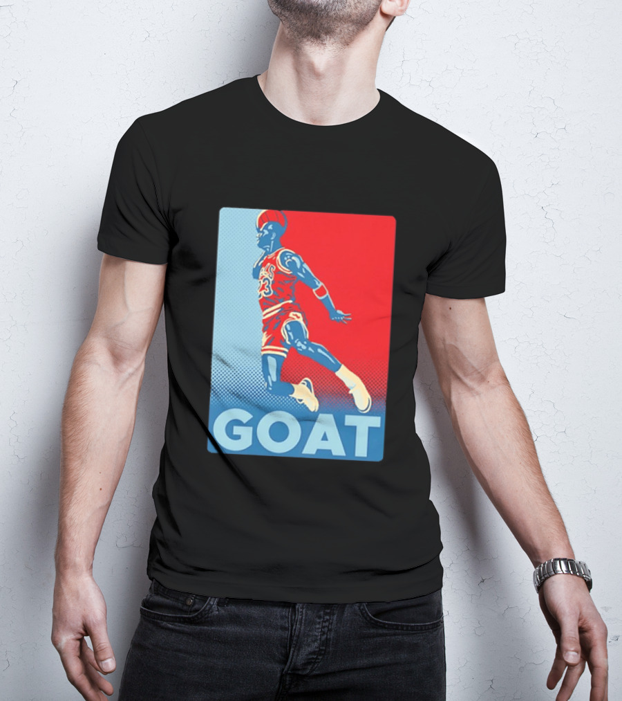 Michael Jordan GOAT Slam Dunk Chicago Bulls 23 T-Shirt