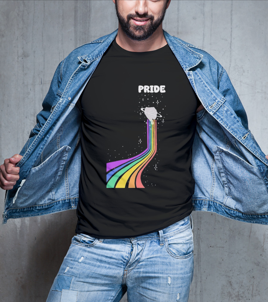 Pride Rainbow Space Hand Magic T-Shirt