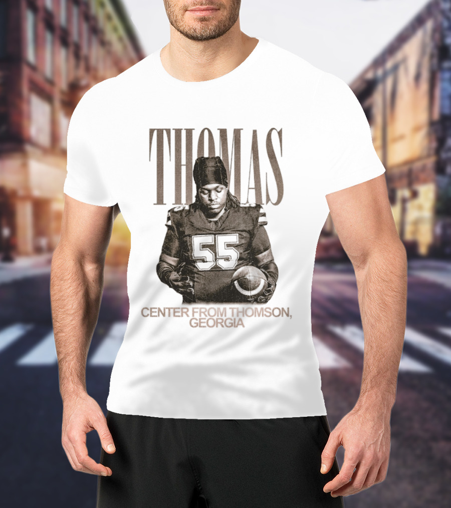THOMAS 55 Center From Thomson Georgia T-Shirt
