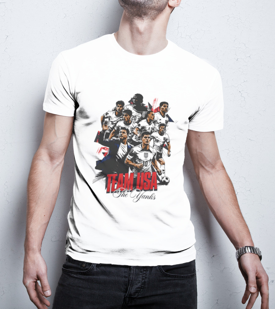 Team USA The Yanks USMNT Collage T-Shirt