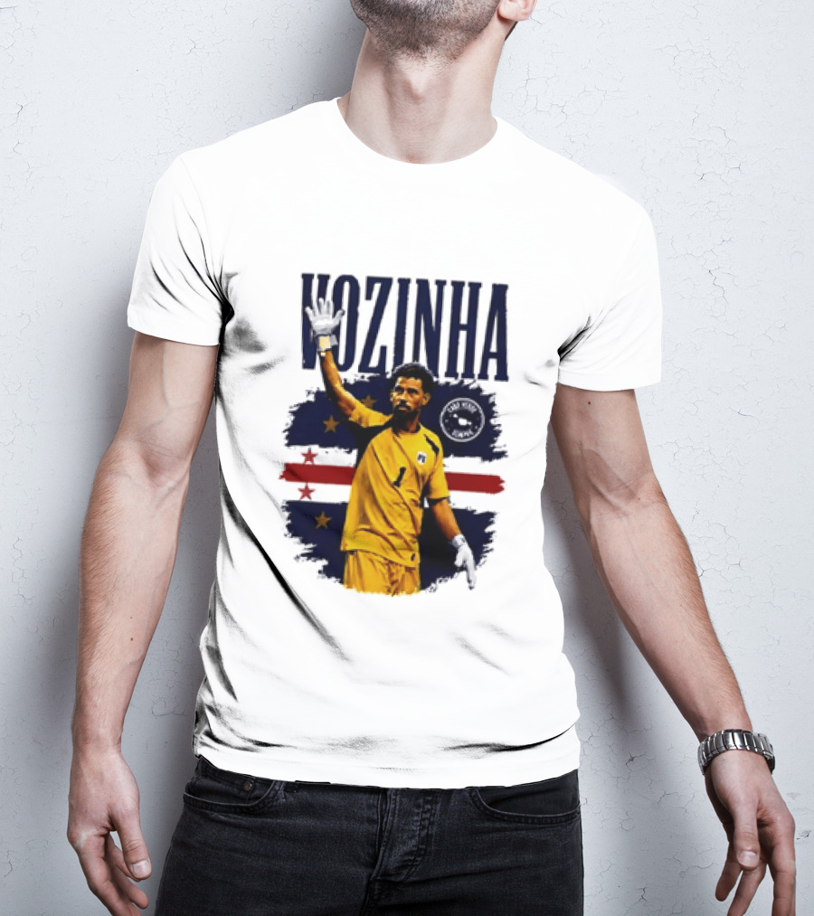 Vozinha Cabo Verde Goalkeeper Cape Verde National Team Soccer T-Shirt