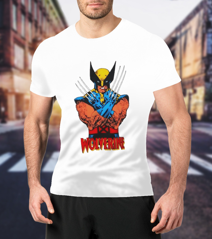 Wolverine Marvel Comics X Men Crossed Claws Wolverine T-Shirt