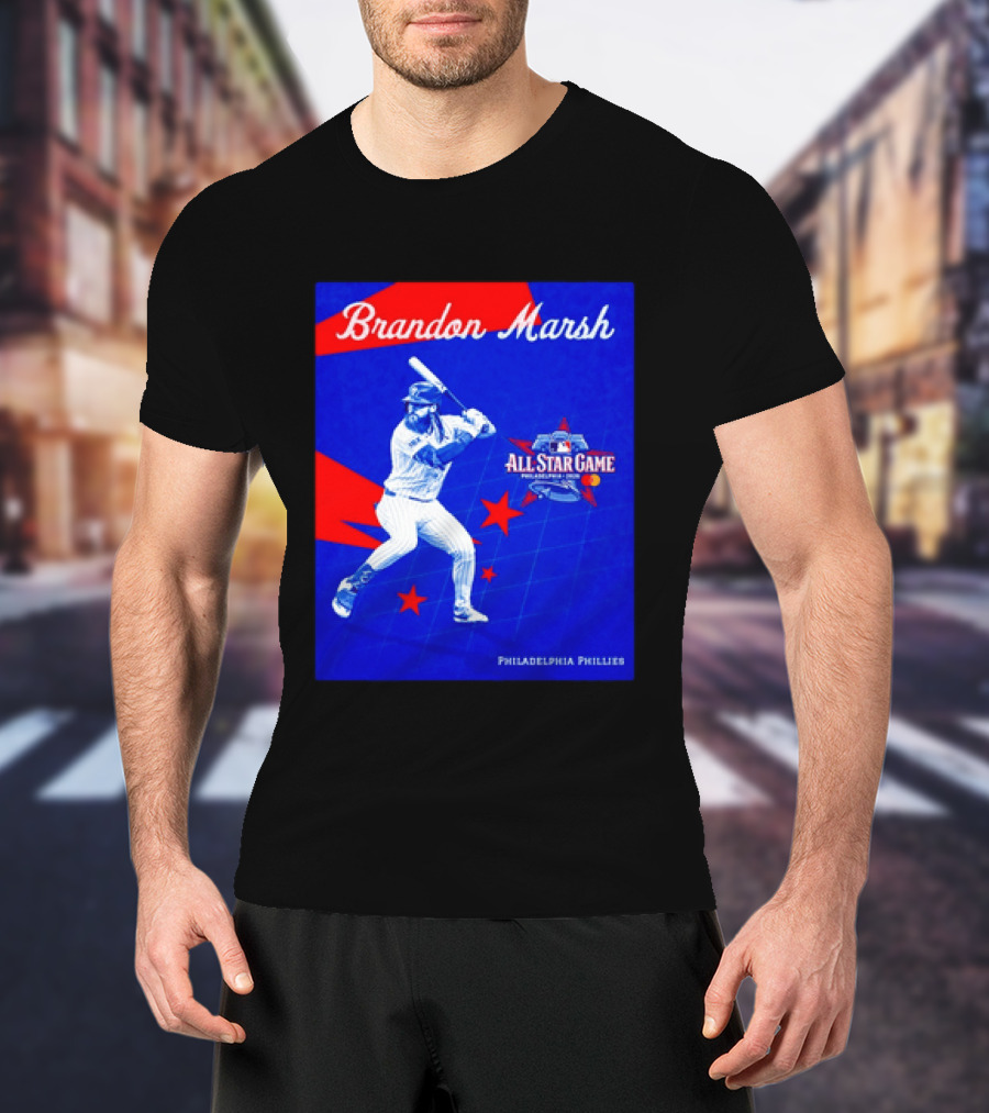 Brandon Marsh Philadelphia Phillies 2026 MLB All Star Game T-Shirt