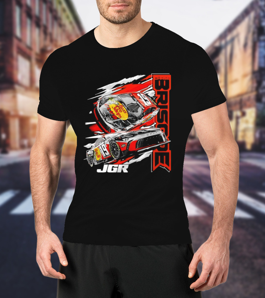 Chase Briscoe 19 Joe Gibbs Racing Bass Pro Shops Toyota Camry NASCAR JGR T-Shirt