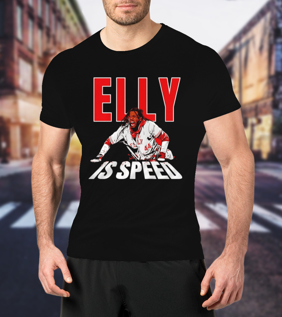 Elly De La Cruz Cincinnati Reds Elly 44 Is Speed T-Shirt
