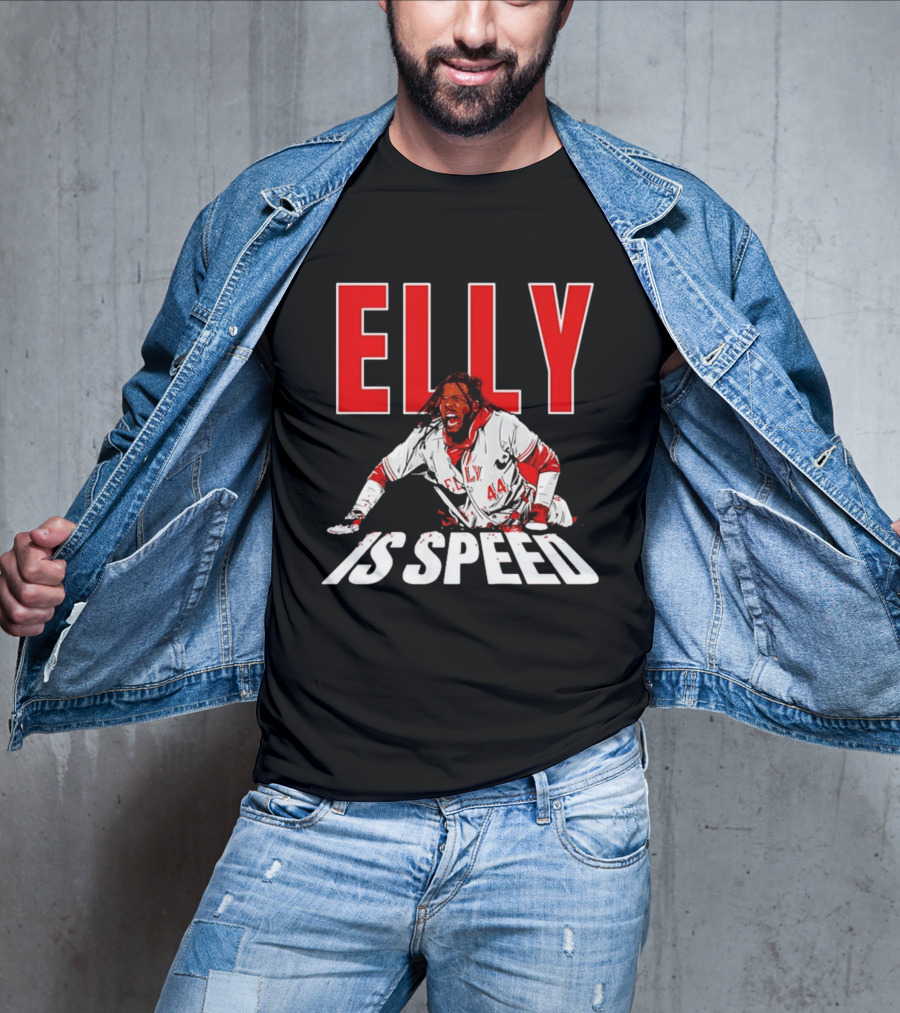 Elly De La Cruz Cincinnati Reds Elly 44 Is Speed T-Shirt