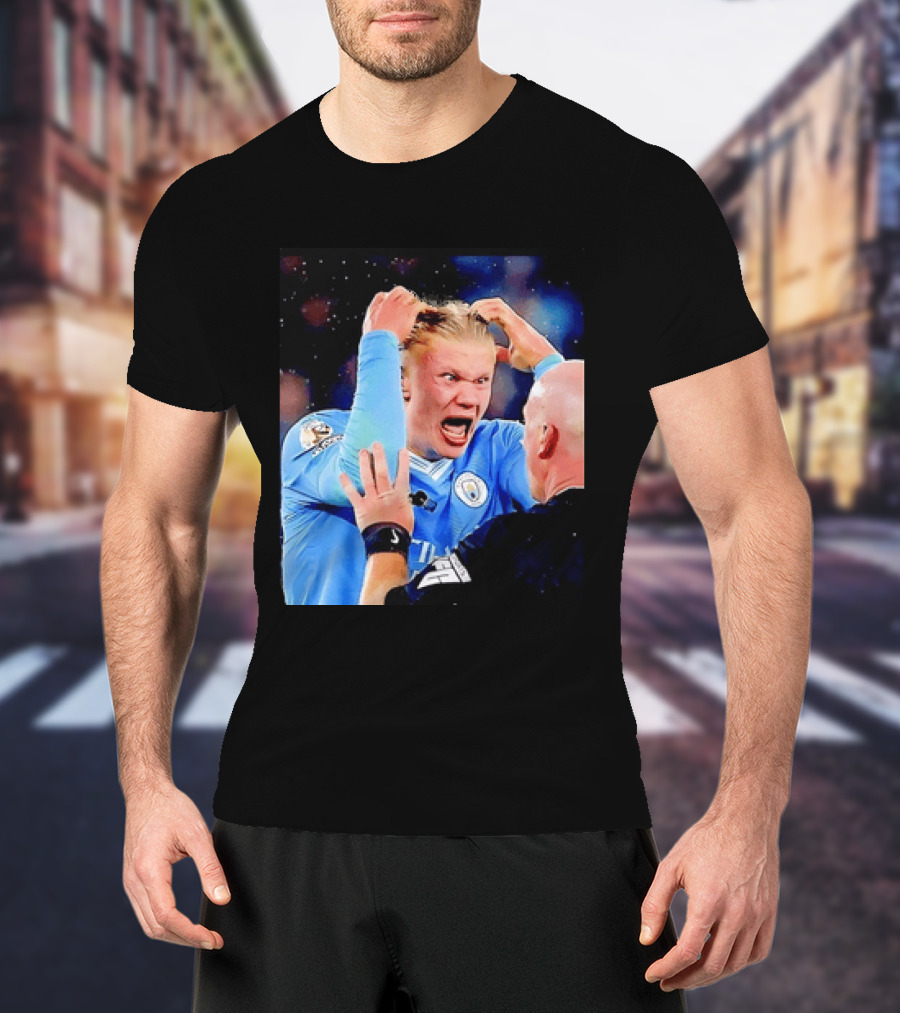 Erling Haaland Manchester City Emotional Reaction T-Shirt