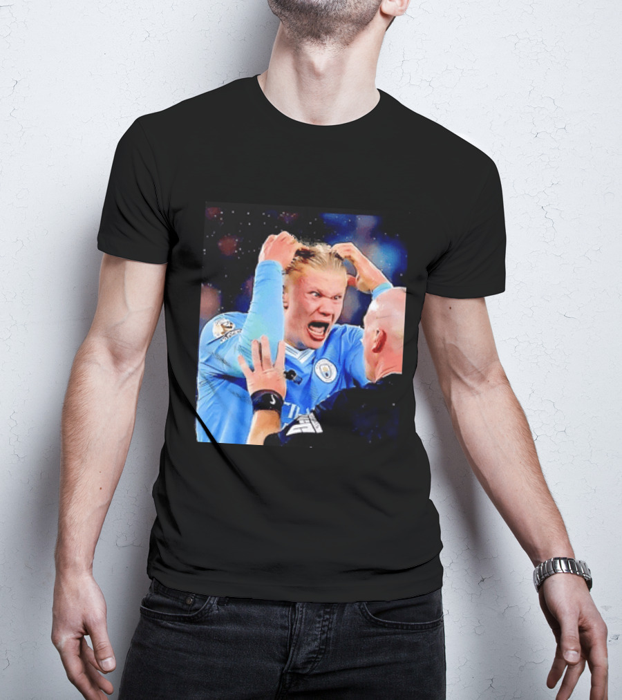 Erling Haaland Manchester City Emotional Reaction T-Shirt