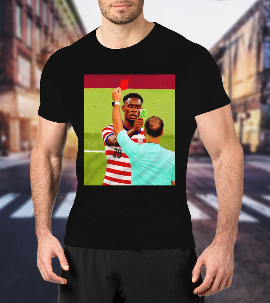 Folarin Balogun USMNT Number 20 Reverse Card Meme Soccer T-Shirt