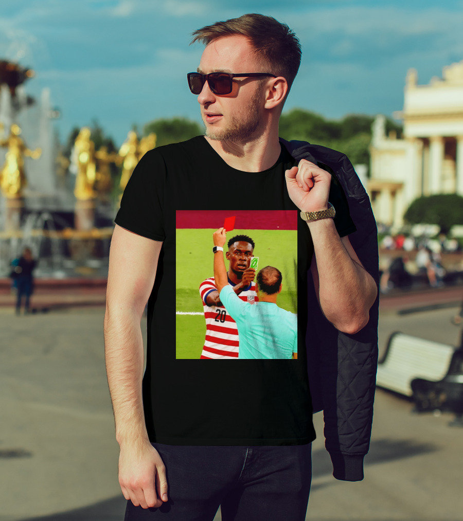 Folarin Balogun USMNT Number 20 Reverse Card Meme Soccer T-Shirt