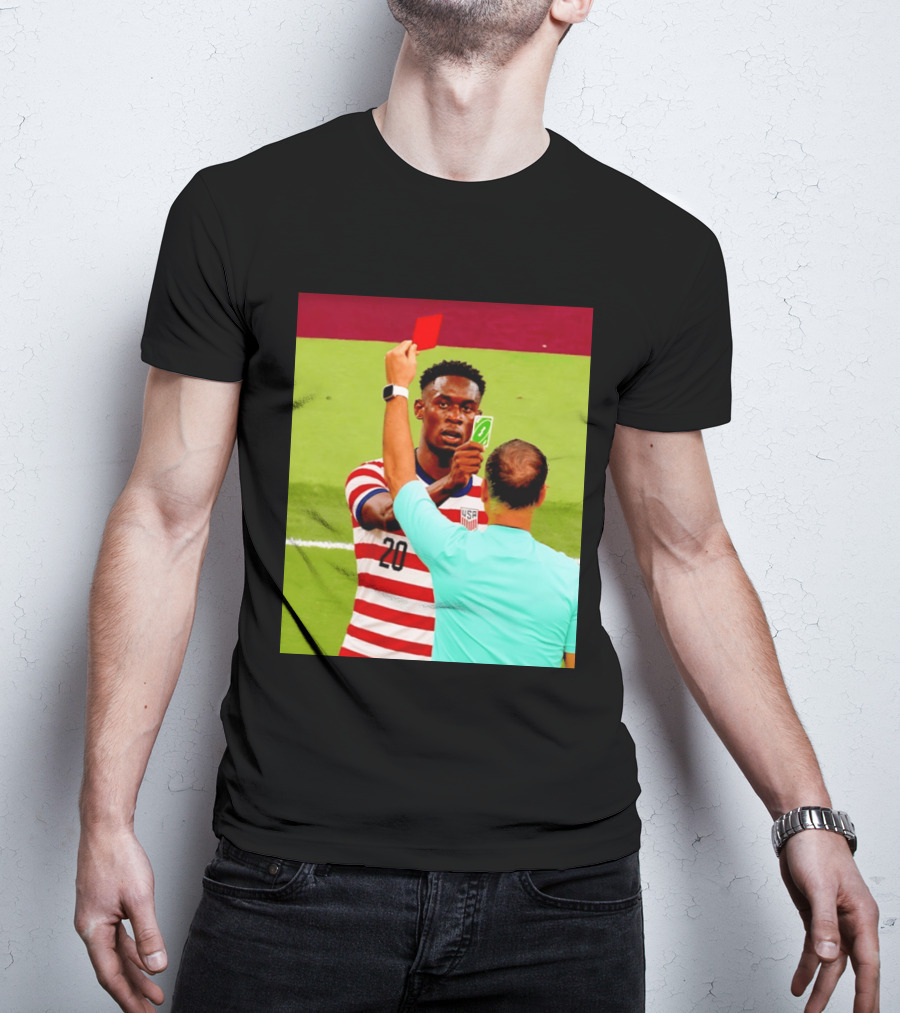 Folarin Balogun USMNT Number 20 Reverse Card Meme Soccer T-Shirt