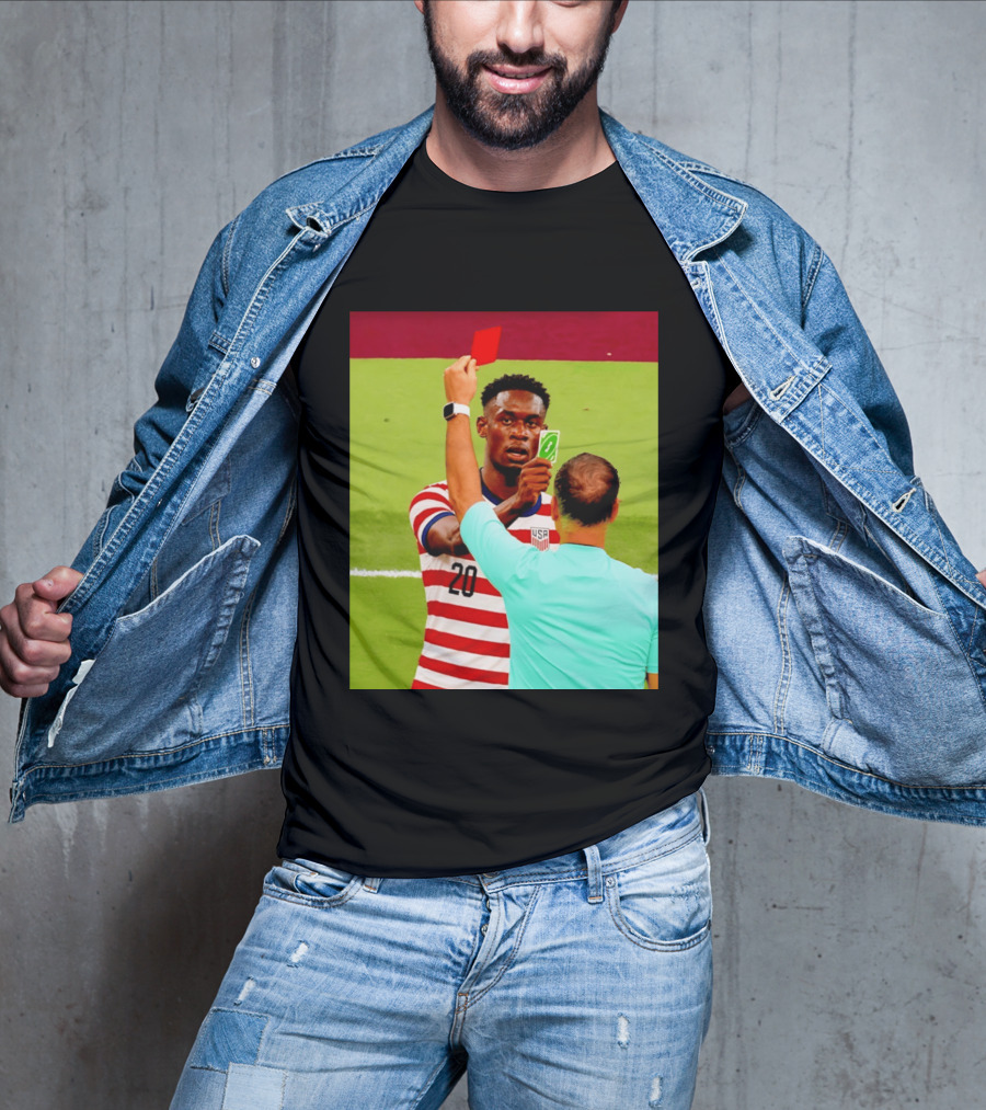 Folarin Balogun USMNT Number 20 Reverse Card Meme Soccer T-Shirt