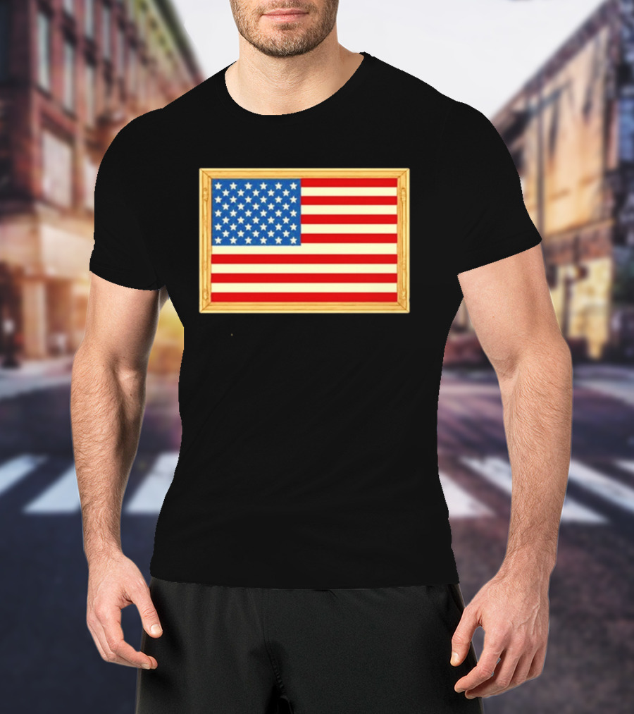 Theodore Roosevelt We Must Dare To Be Great American Flag T-Shirt