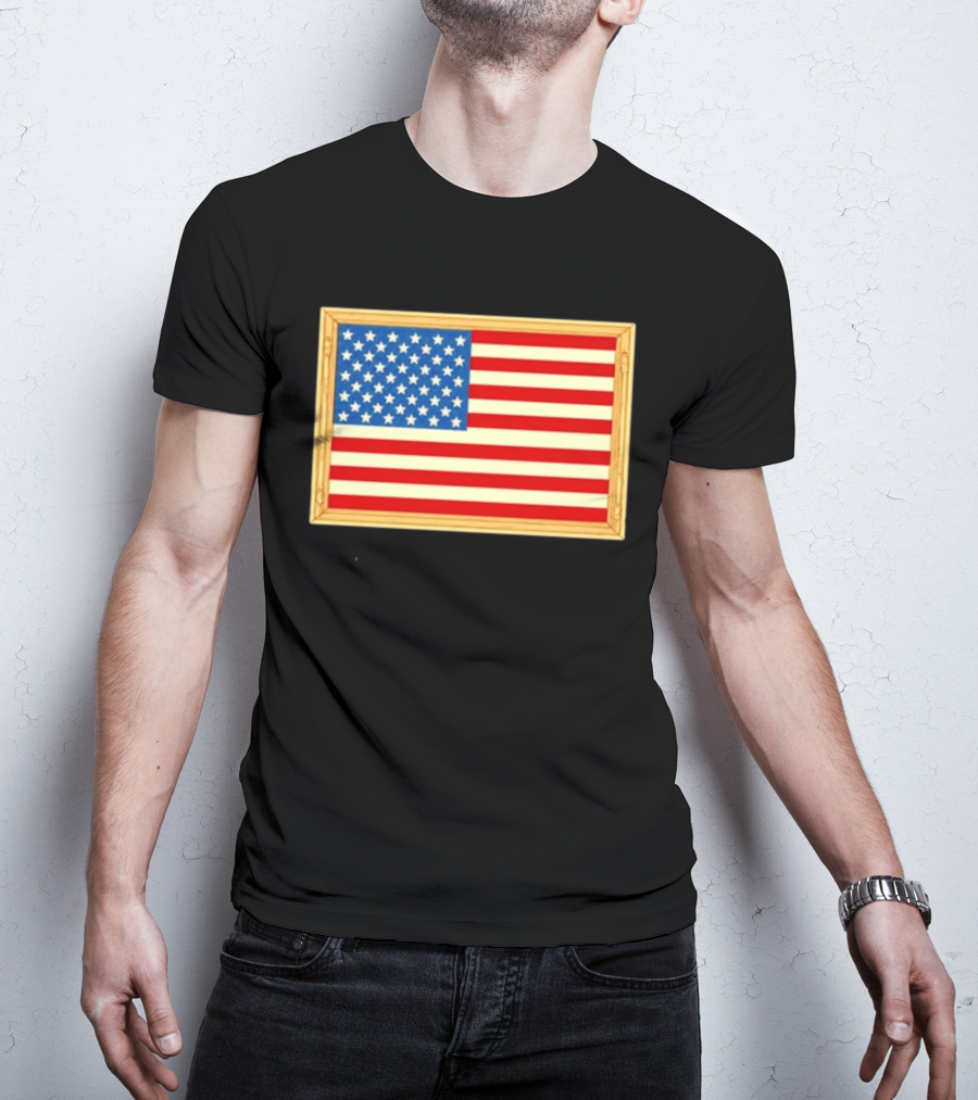 Theodore Roosevelt We Must Dare To Be Great American Flag T-Shirt