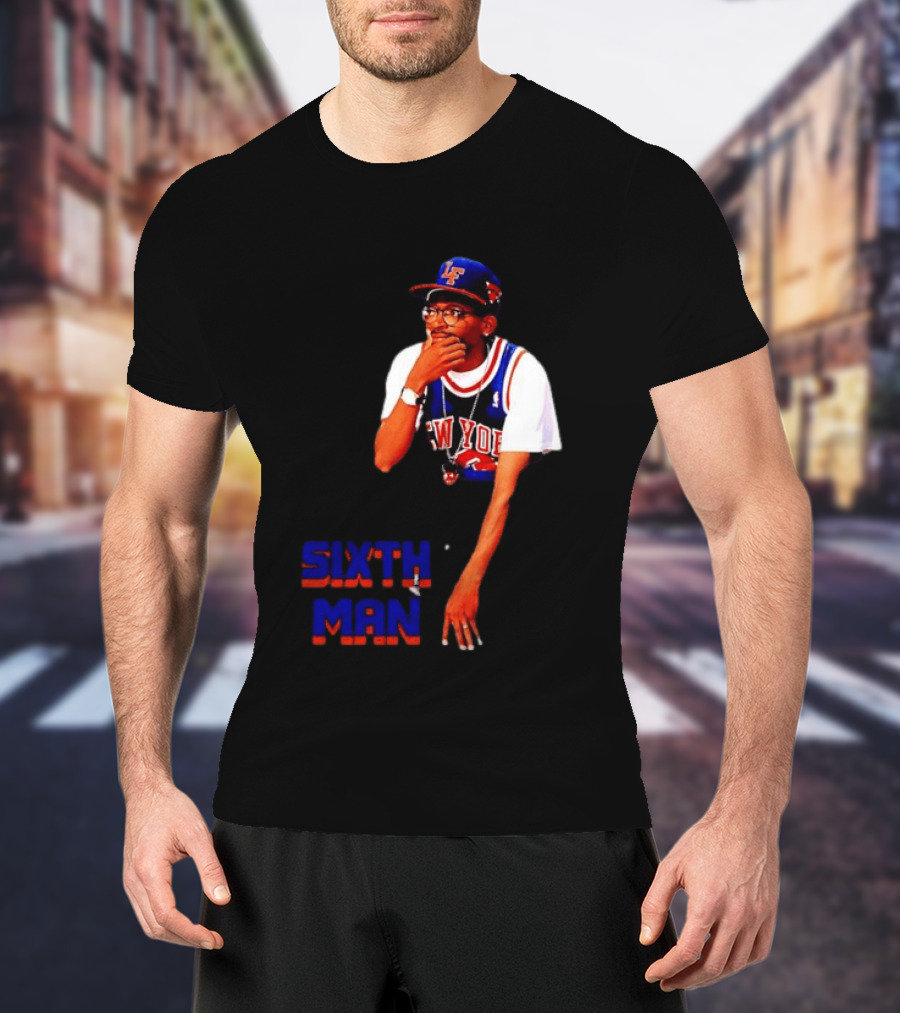 Spike Lee New York Knicks Sixth Man Yankees Cap T-Shirt