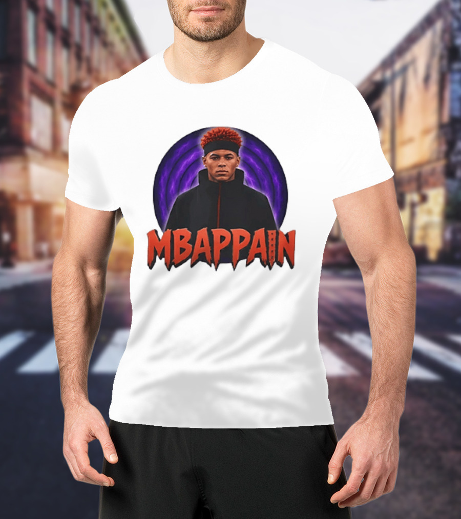 Mbappain Naruto Anime Crossover Meme T-Shirt