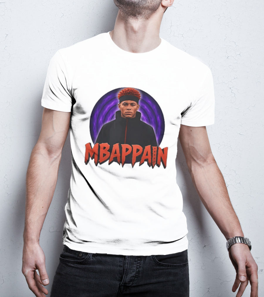 Mbappain Naruto Anime Crossover Meme T-Shirt