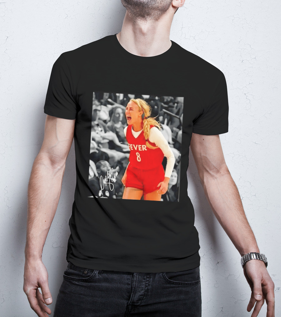 Caitlin Clark Indiana Fever Number 8 Sports T-Shirt