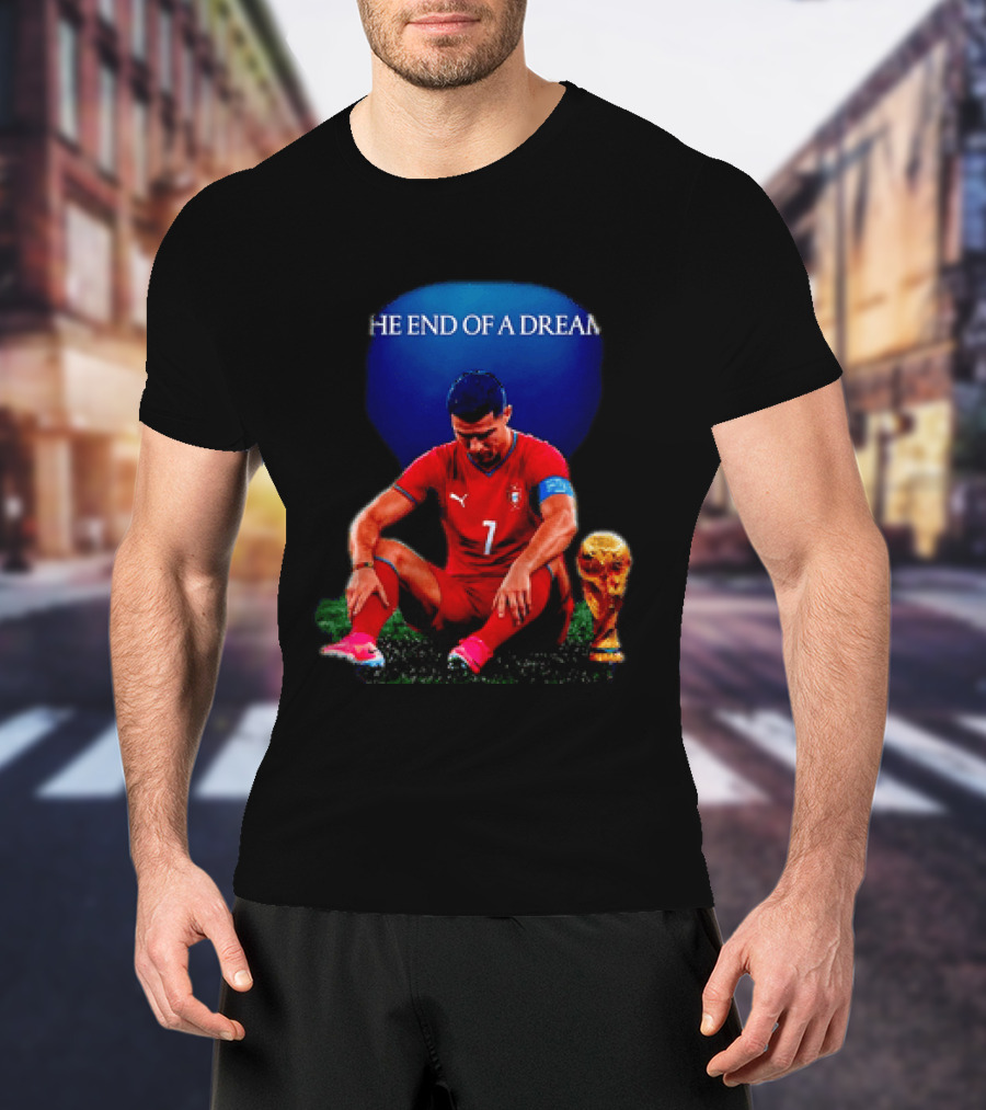 Cristiano Ronaldo The End Of A Dream Portugal No 7 World Cup Moment T-Shirt