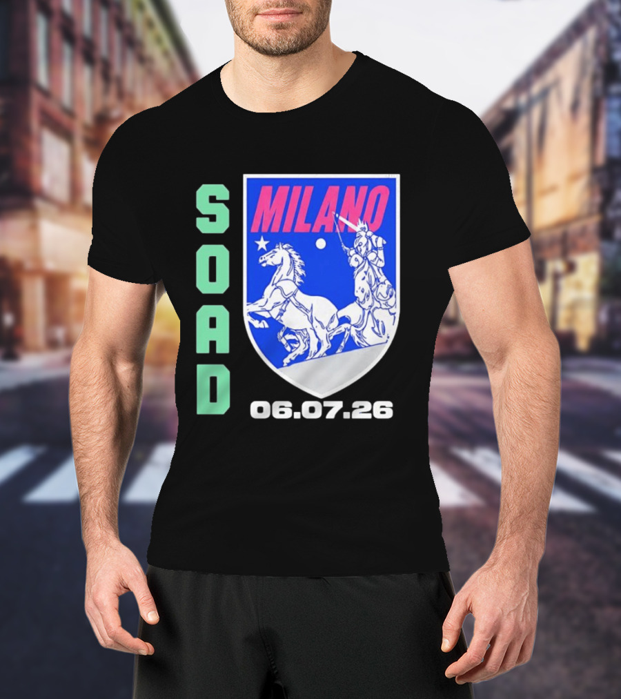 SOAD Milano 06.07.26 System Of A Down Concert T-Shirt