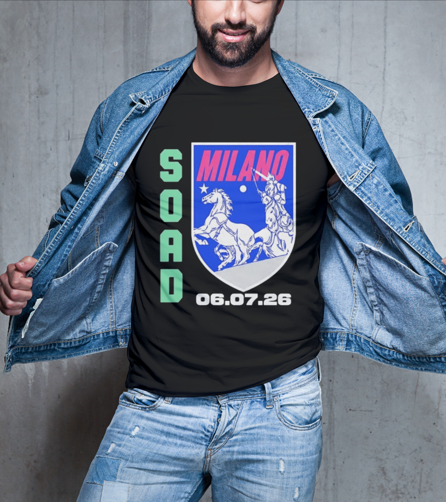 SOAD Milano 06.07.26 System Of A Down Concert T-Shirt