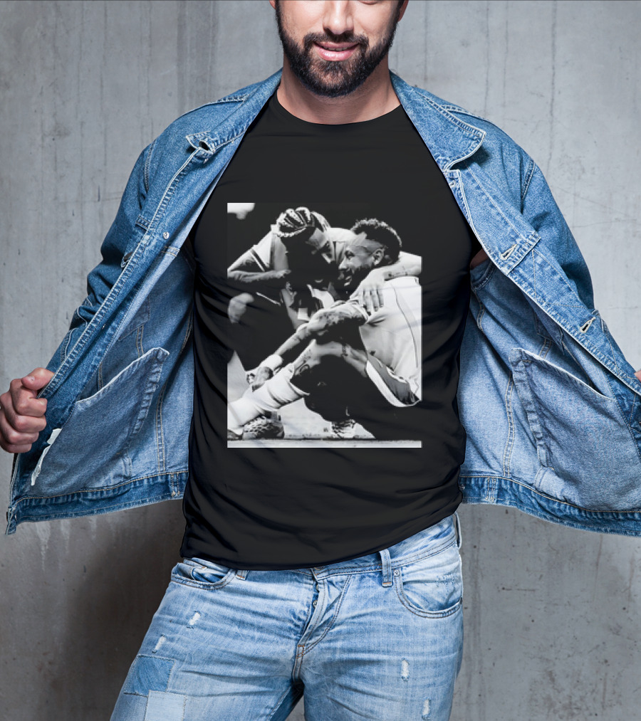 Neymar Jr And Raphinha Emotional Moment Brazil National Football Team T-Shirt