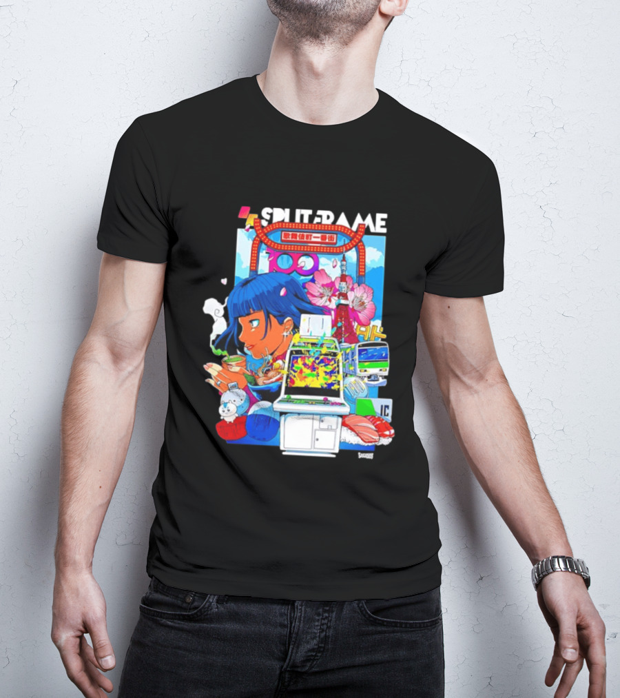 Tokyo Ramen Arcade Splitframe Kabukicho Ichibangai 100 IC Japanese T-Shirt