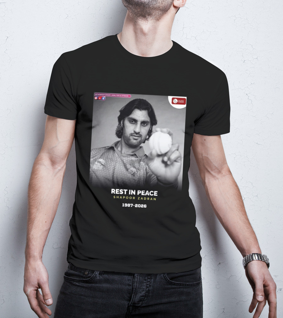 Rest In Peace Shapoor Zadran 1987 2026 T20 World Cup T-Shirt