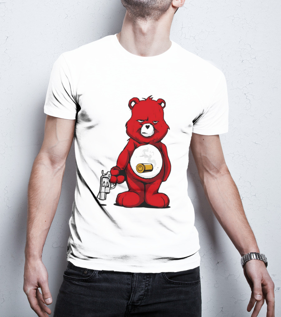Bang Bear Revolver And Bullet Grunt T-Shirt