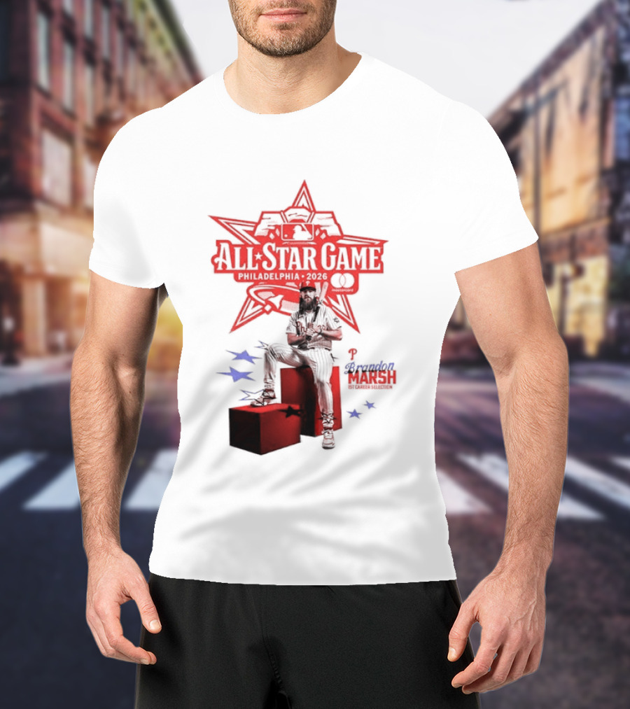 Brandon Marsh Philadelphia Phillies 2026 MLB All Star Game T-Shirt